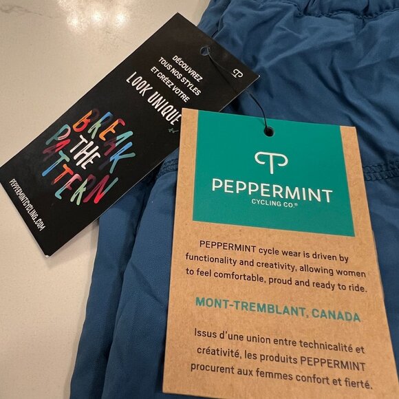 NWT - Peppermint Cycling Co. Mellow Light Short - Denim Blue - Picture 8 of 15